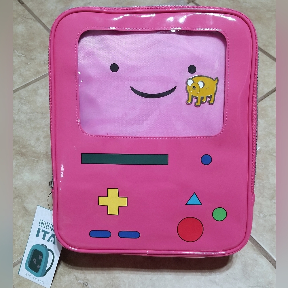 Adventure Time Pink BMO Pin Collector Backpack